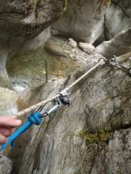 rappel guidé canyoning